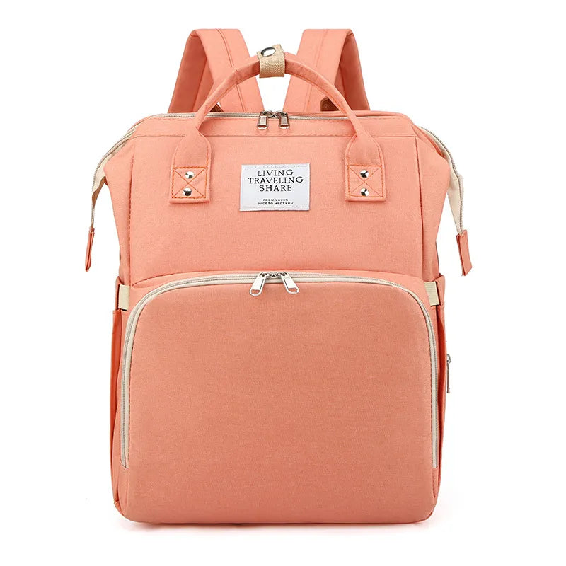 Large Capacity Diaper and Changing Bag