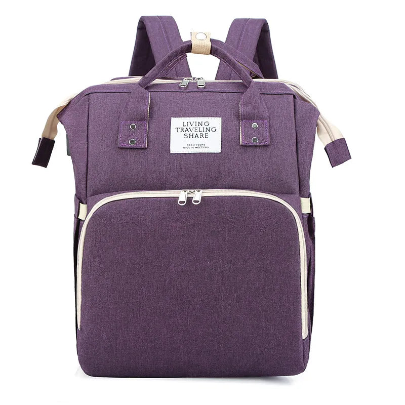 Large Capacity Diaper and Changing Bag