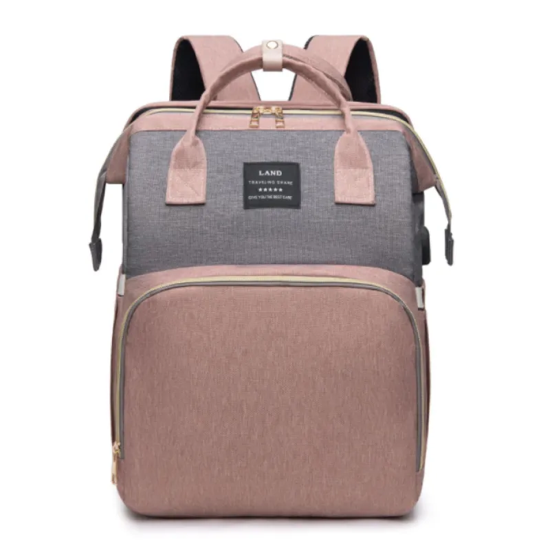 Large Capacity Diaper and Changing Bag