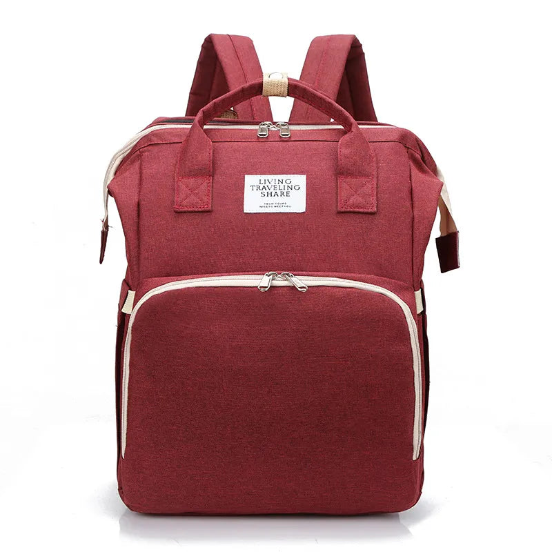 Large Capacity Diaper and Changing Bag