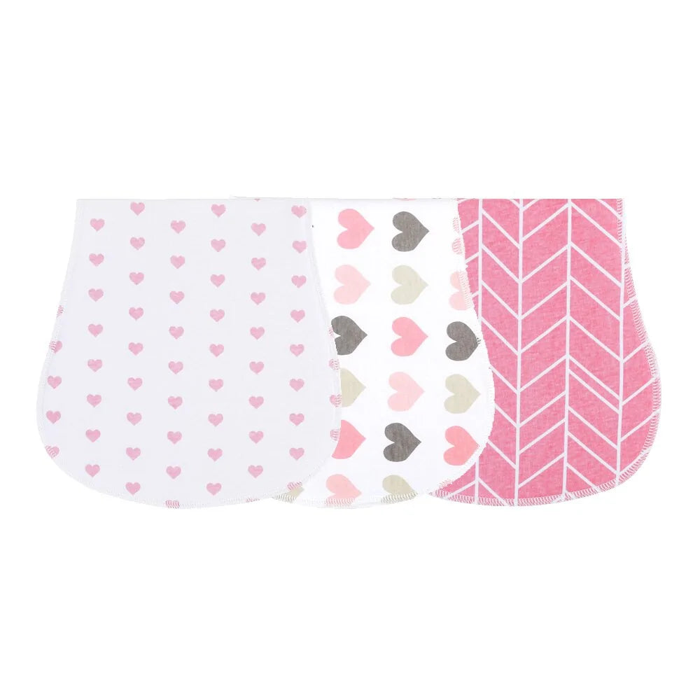 3 Pieces Soft Baby Burp Cloth