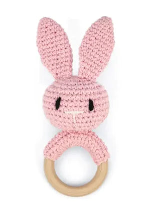 Hand Woven Animal Rattle