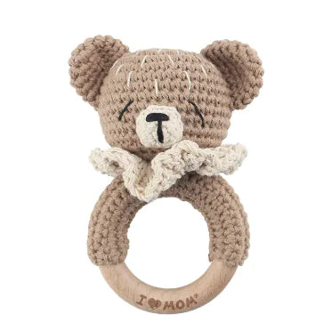 Hand Woven Animal Rattle
