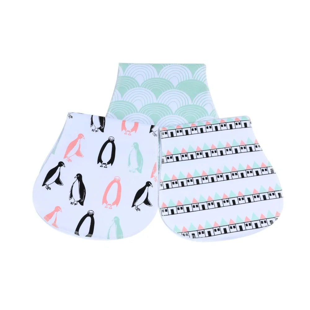 3 Pieces Soft Baby Burp Cloth