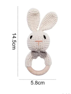 Hand Woven Animal Rattle