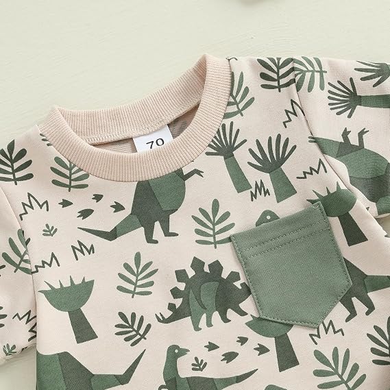 Baby Clothing -  Baby Boy Summer Dinosaur Clothes