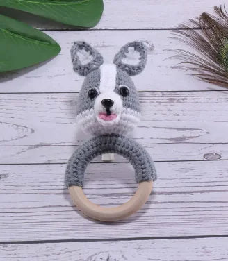 Hand Woven Animal Rattle