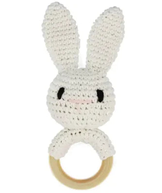 Hand Woven Animal Rattle
