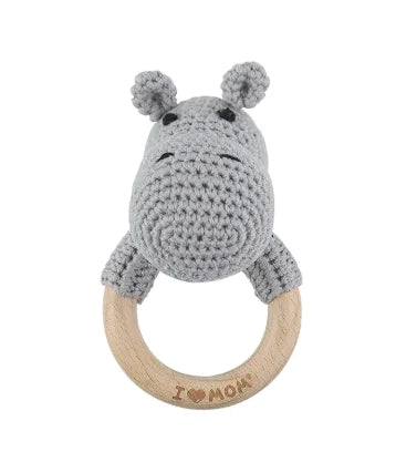 Hand Woven Animal Rattle