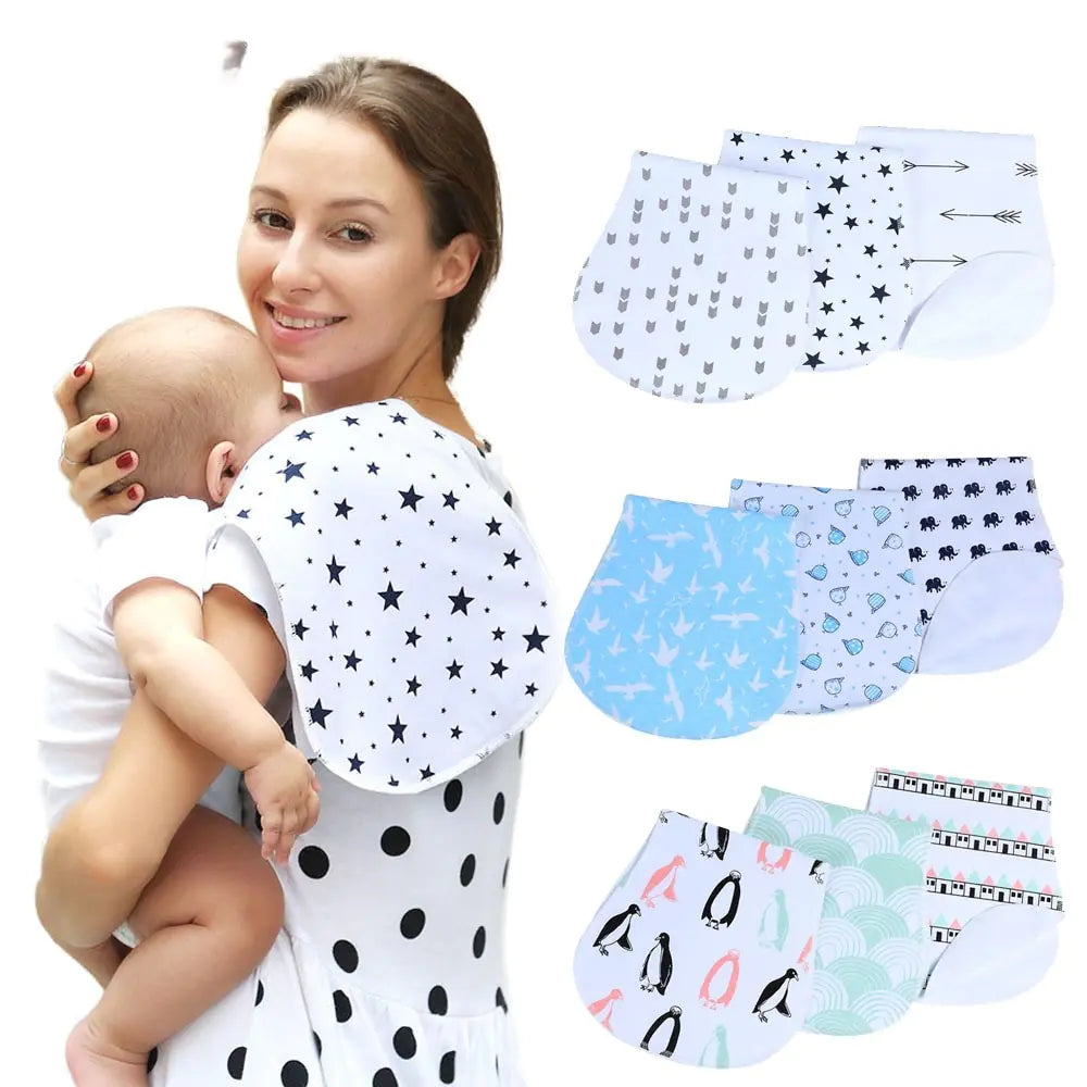 3 Pieces Soft Baby Burp Cloth