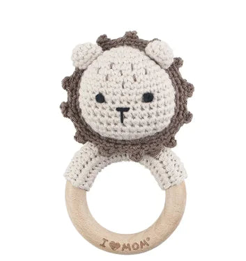 Hand Woven Animal Rattle