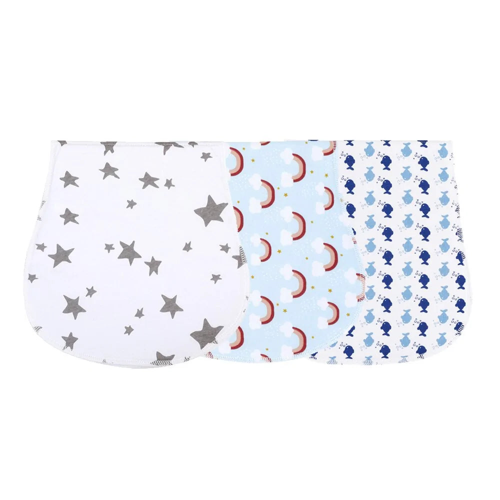 3 Pieces Soft Baby Burp Cloth