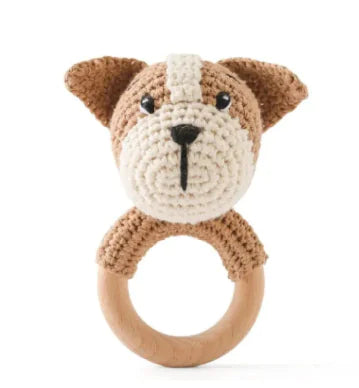 Hand Woven Animal Rattle