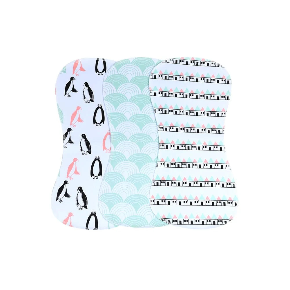 3 Pieces Soft Baby Burp Cloth