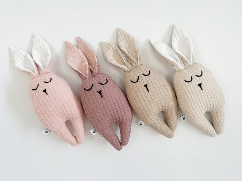 Soft Baby Toy - Rabbit toy for newborns Random Color