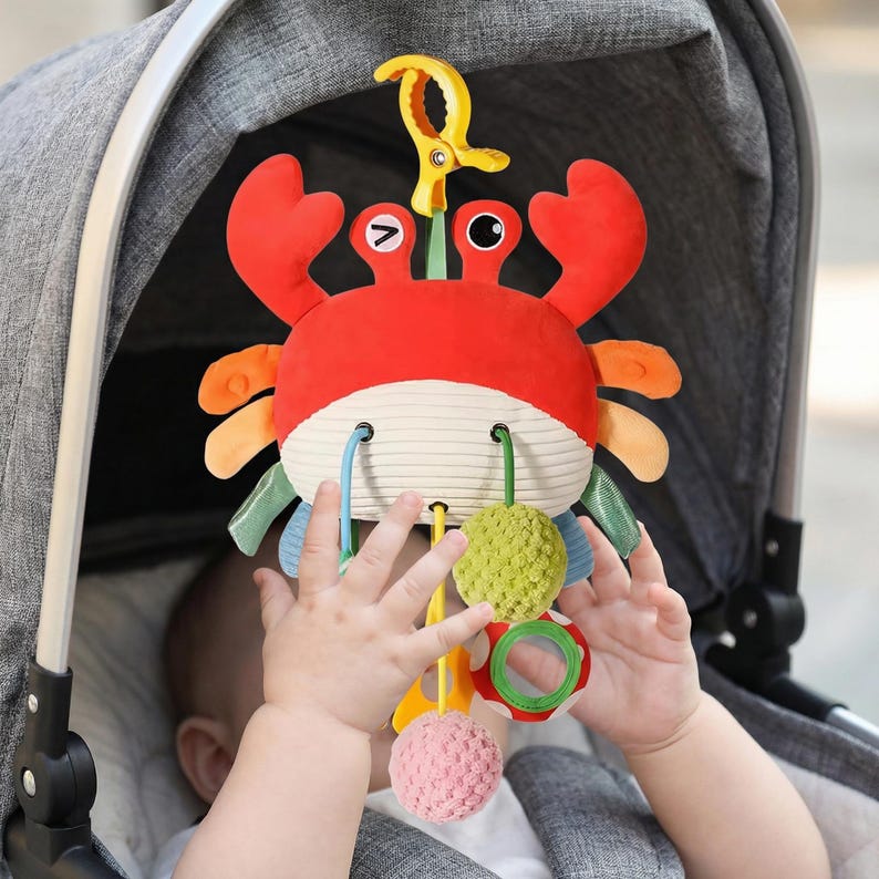 Soft Baby Toy - Crab Baby Crib