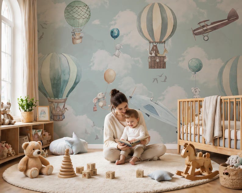 Baby Nursery Decor - Kids Wallpaper Peel and Stick