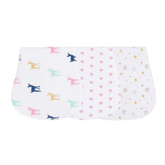 3 Pieces Soft Baby Burp Cloth
