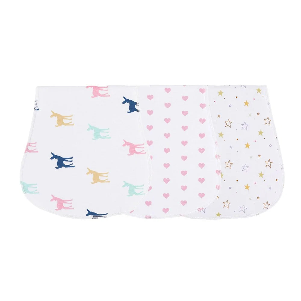 3 Pieces Soft Baby Burp Cloth