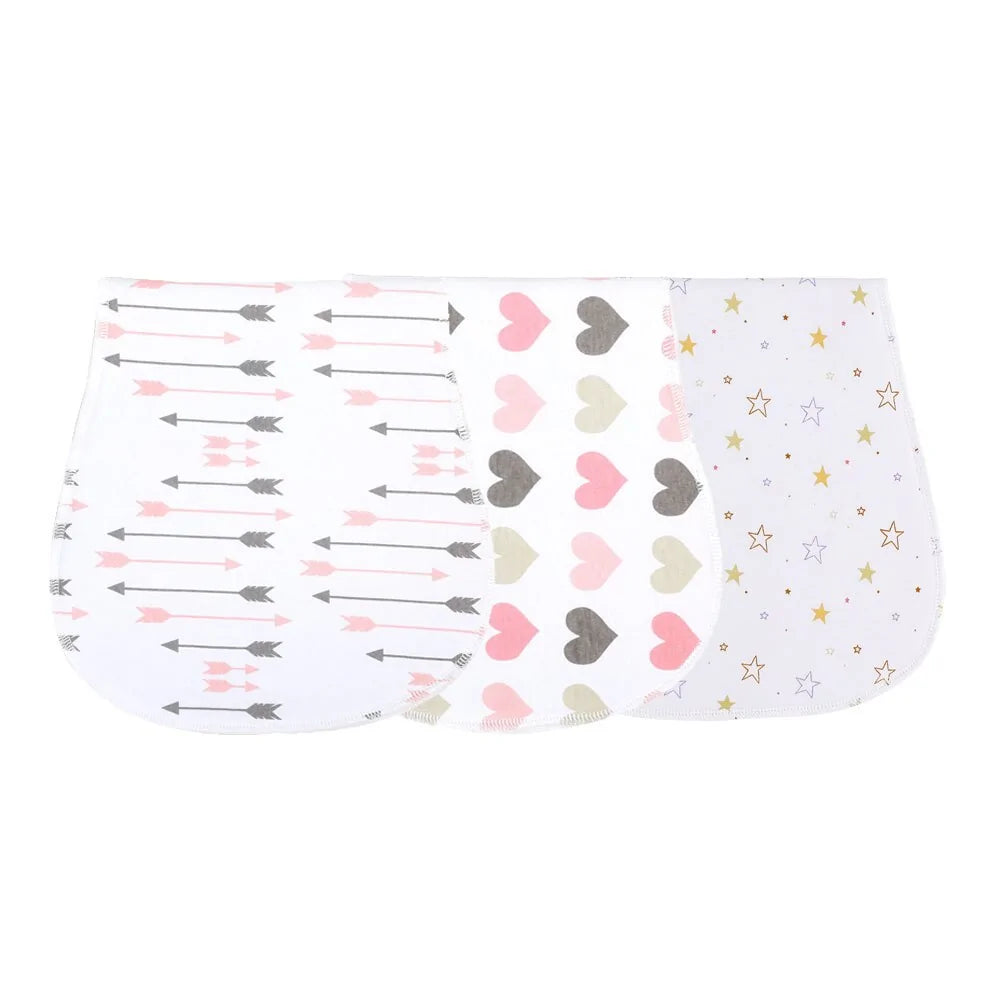 3 Pieces Soft Baby Burp Cloth