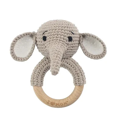 Hand Woven Animal Rattle