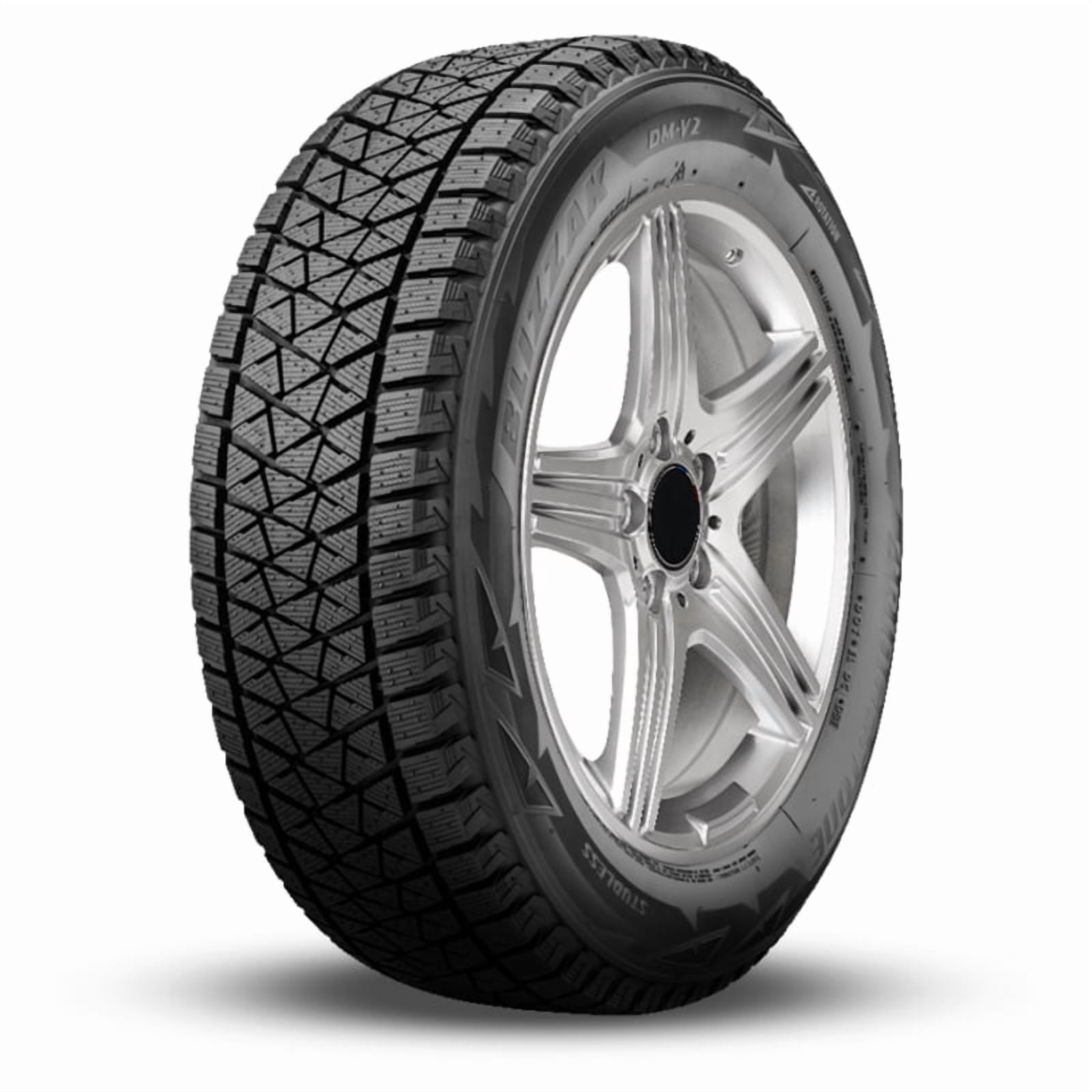 1 Bridgestone BLIZZAK DM-V2 245/50R20 102T High Performance Winter Snow Tires BR002459 / 245/50/20 / 2455020 – Performance Winter Tire