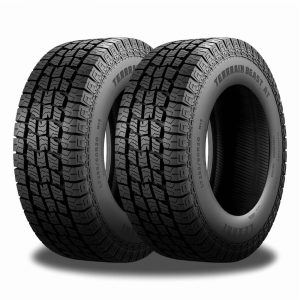 2 Lexani Terrain Beast AT 235/80R17 120/117S 10 Ply All Terrain Tire 50K Mileage LXSTAT1780010 / 235/80/17 / 2358017