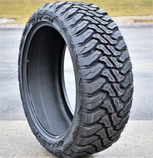 Accelera M/T-01 LT 275/55R20 Load D 8 Ply MT Mud – Mud-Terrain All-Season Tire for Light Truck