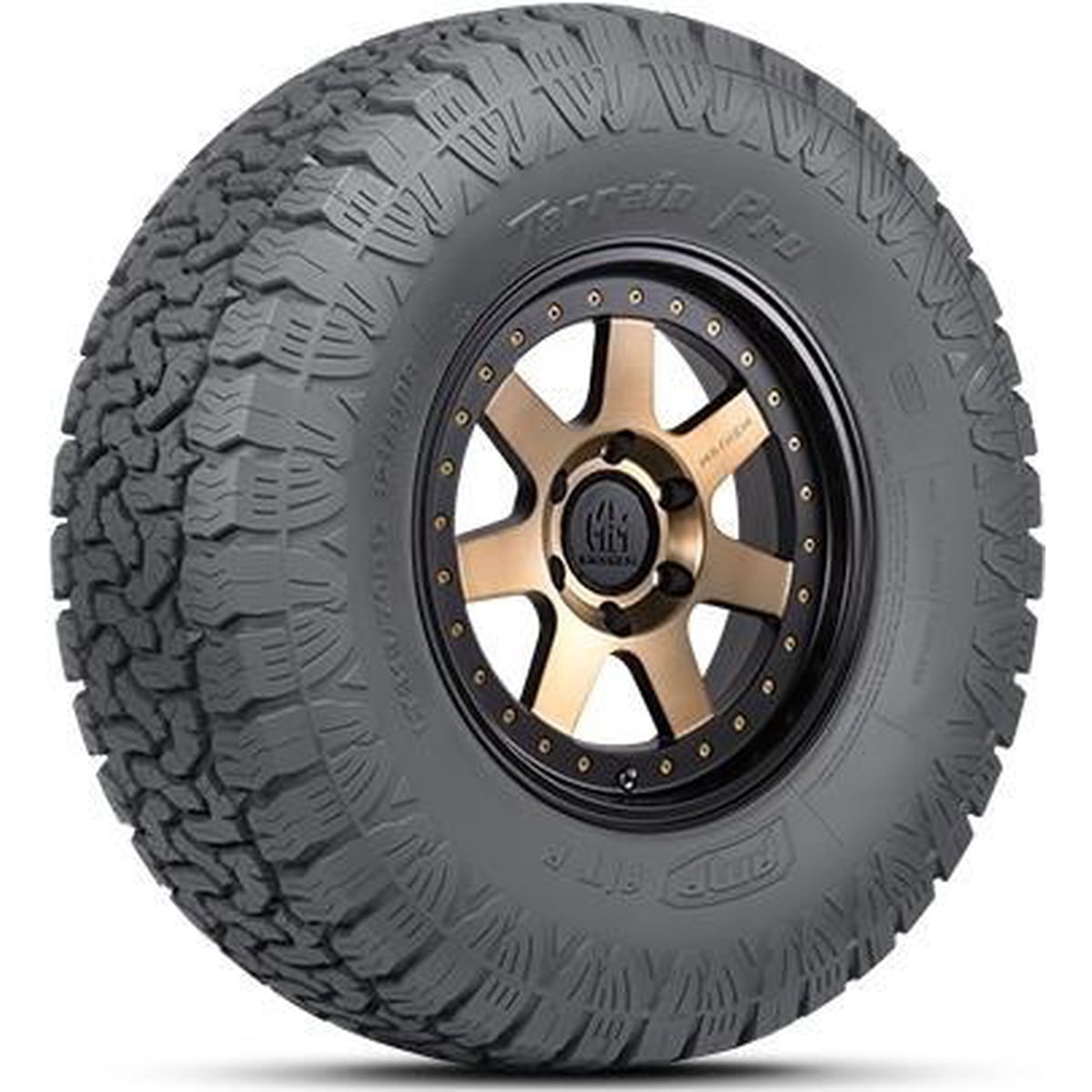 Amp Terrain Pro A/T P LT33X12.50R20 114S Load Range E All-Season Tire