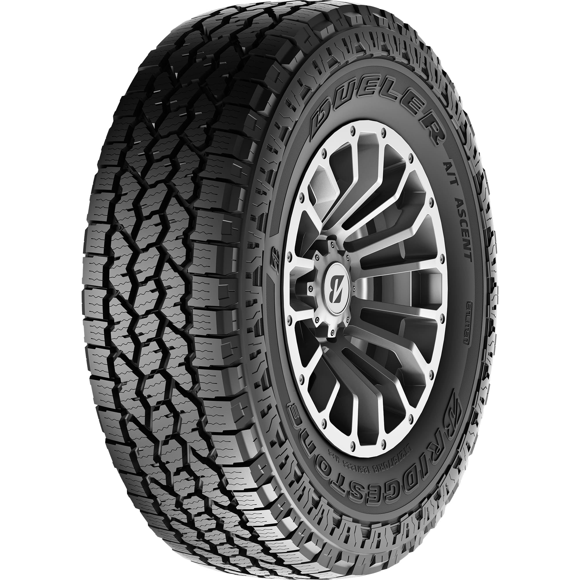 Bridgestone Dueler A/T Ascent LT255/75R17 111/108R LRC All-Season Tire