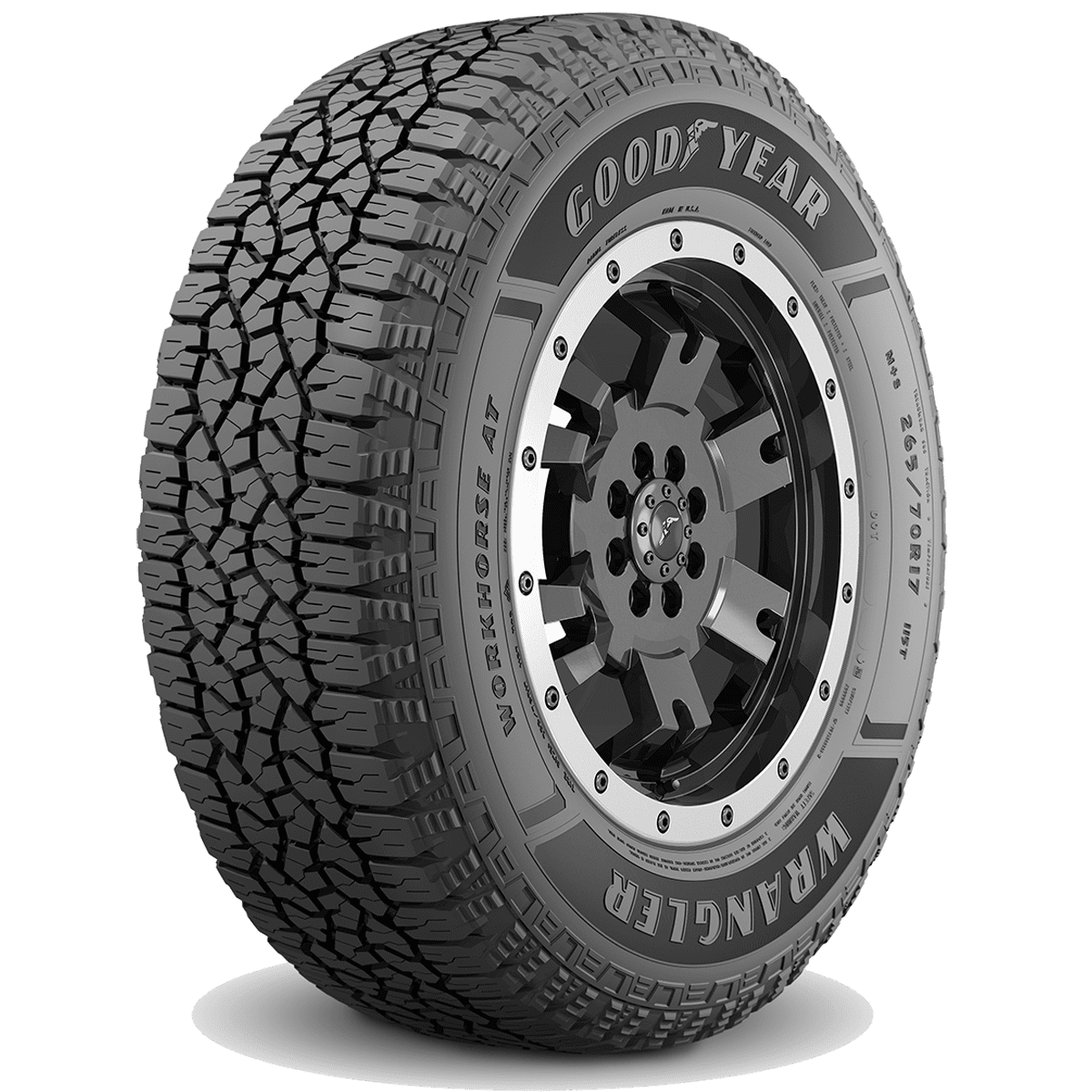 GOODYEAR WRL WORKHORSE AT(P) 235/70R17 109T – All-Terrain All-Season Tire for Passenger Car