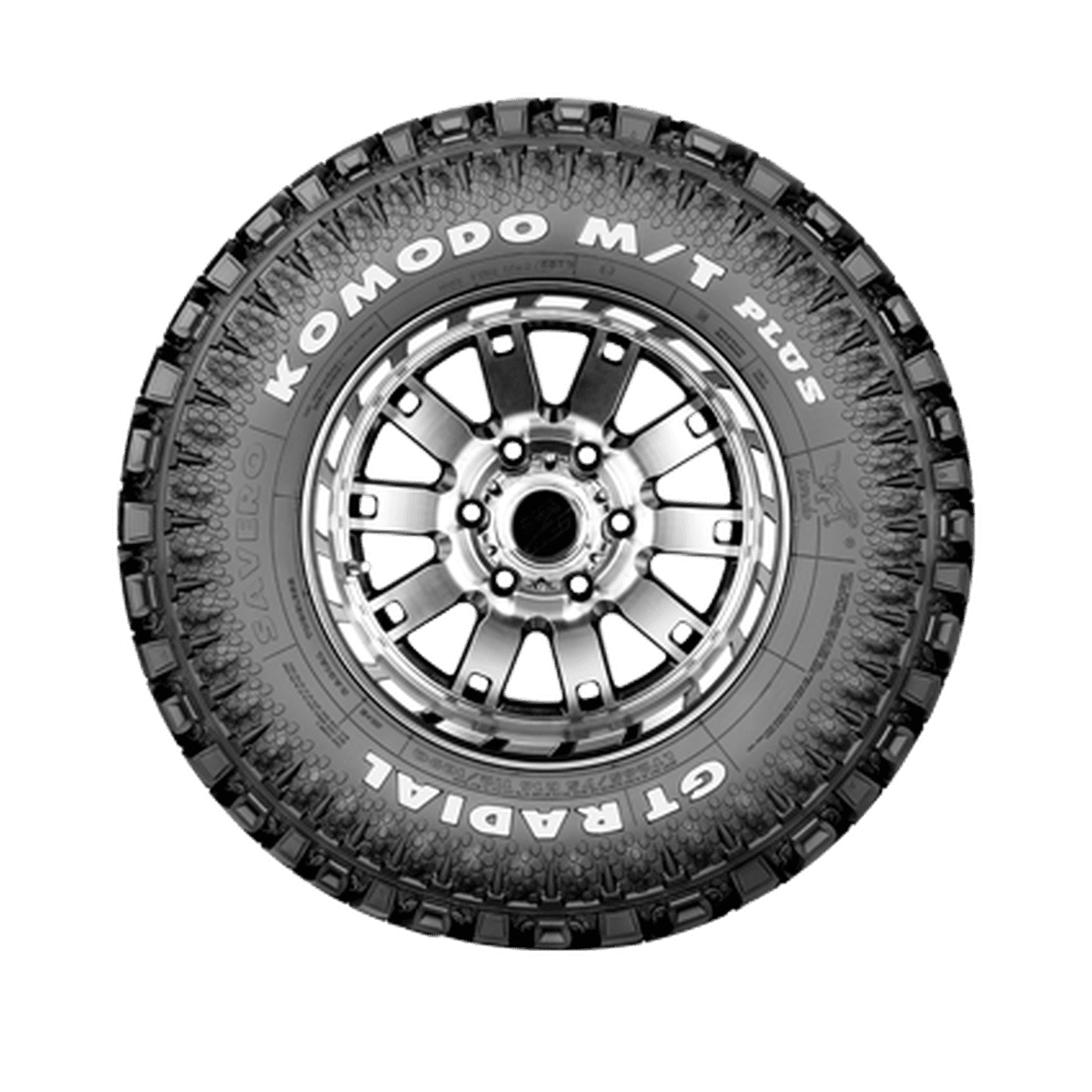 GT Radial SAVERO KOMODO AT PLUS LT33X12.50R15 108Q LRC All-Season Tire