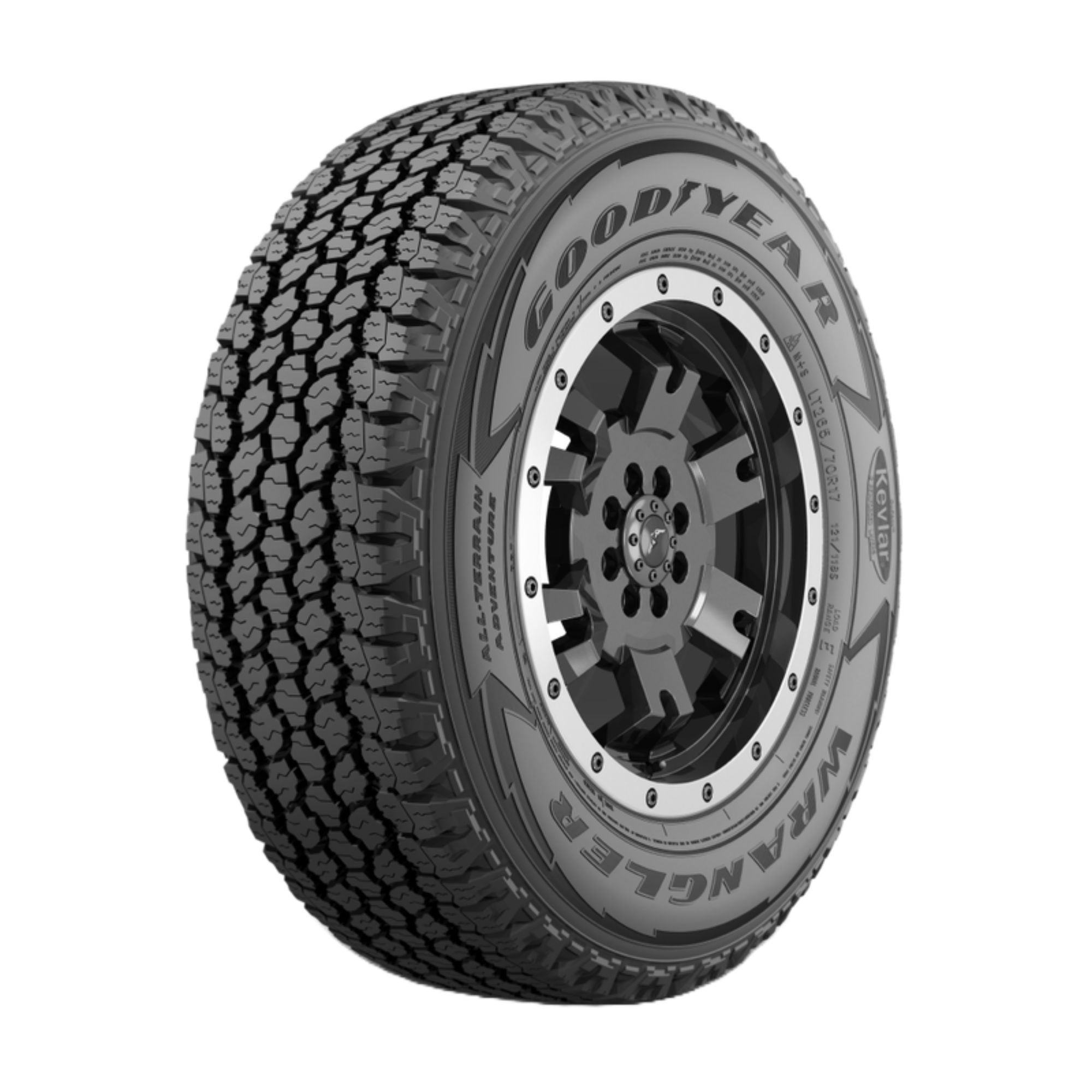 Goodyear Wrangler All-Terrain Adventure With Kevlar 275/70R18 125/122R LRE All-Season Tire