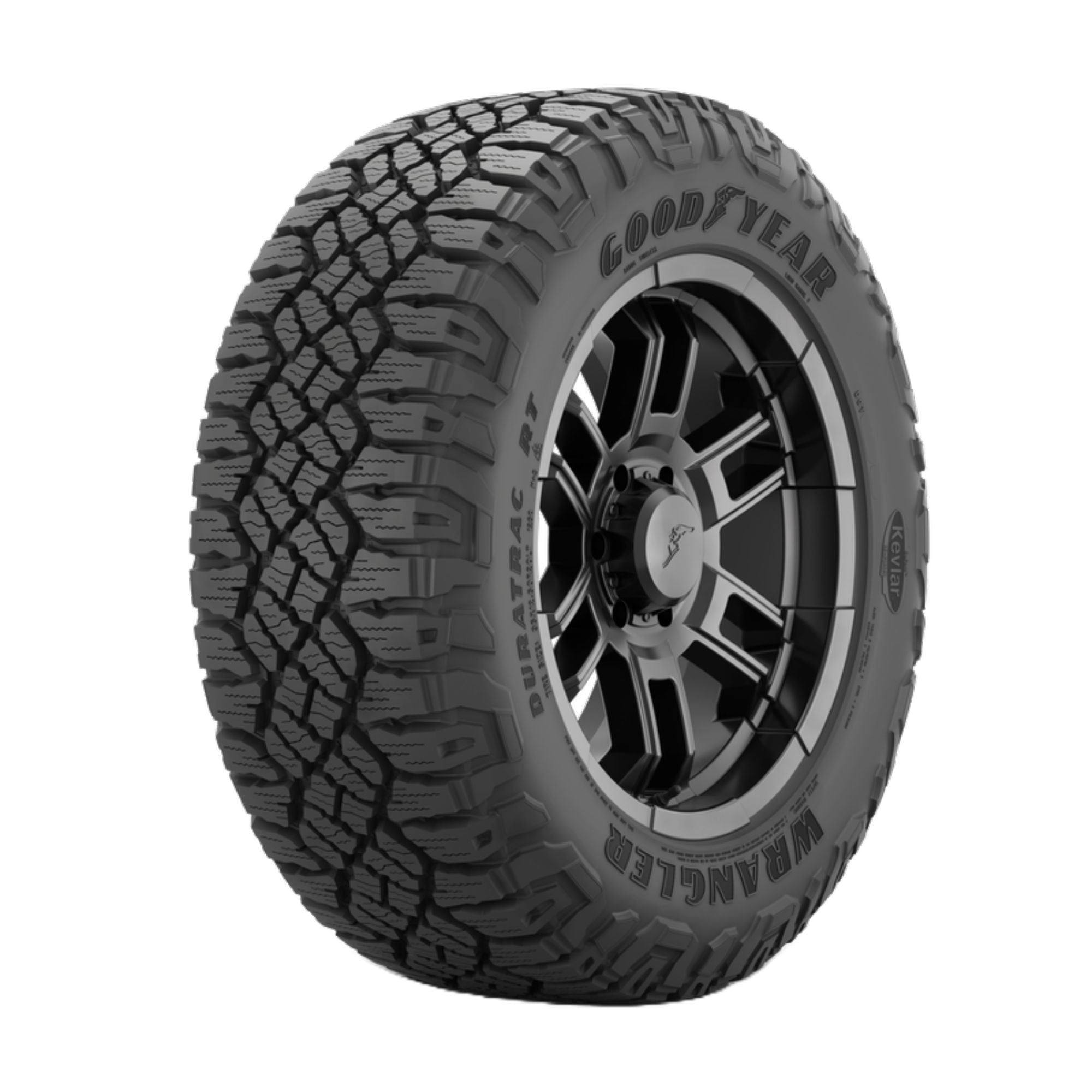 Goodyear Wrangler DuraTrac RT Rugged Terrain 265/65R17 116T XL Light Truck – Rugged Terrain All-Season Tire for Light Truck