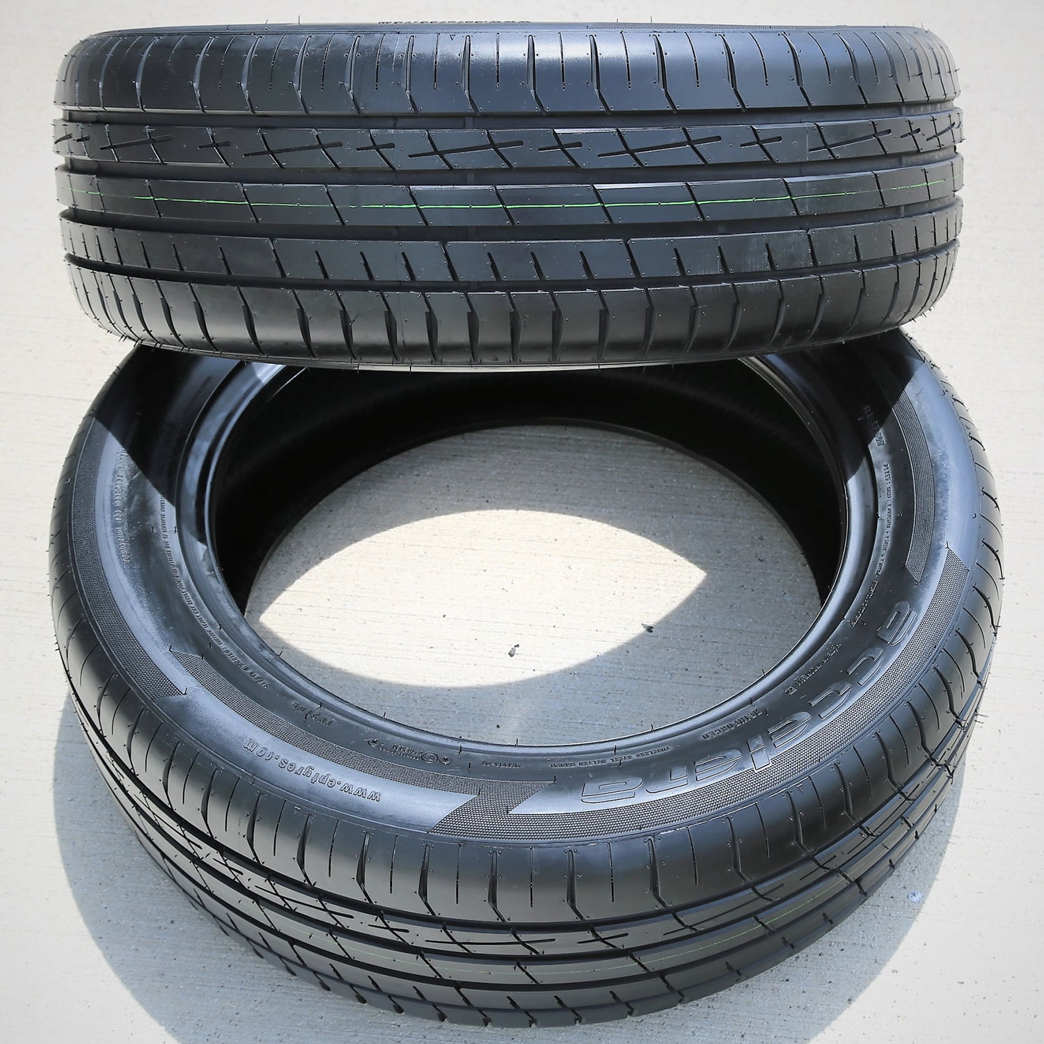 Pair of 2 (TWO) Accelera Iota ST68 255/65R18 111H AS A/S Performance – Performance All-Season Tire for Trailer