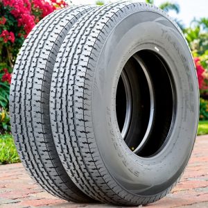 Pair of 2 Transeagle ST Radial II Steel Belted ST235/85R16 235/85R16 128/124L F 12 Ply Trailer – All-Season Tire for Trailer