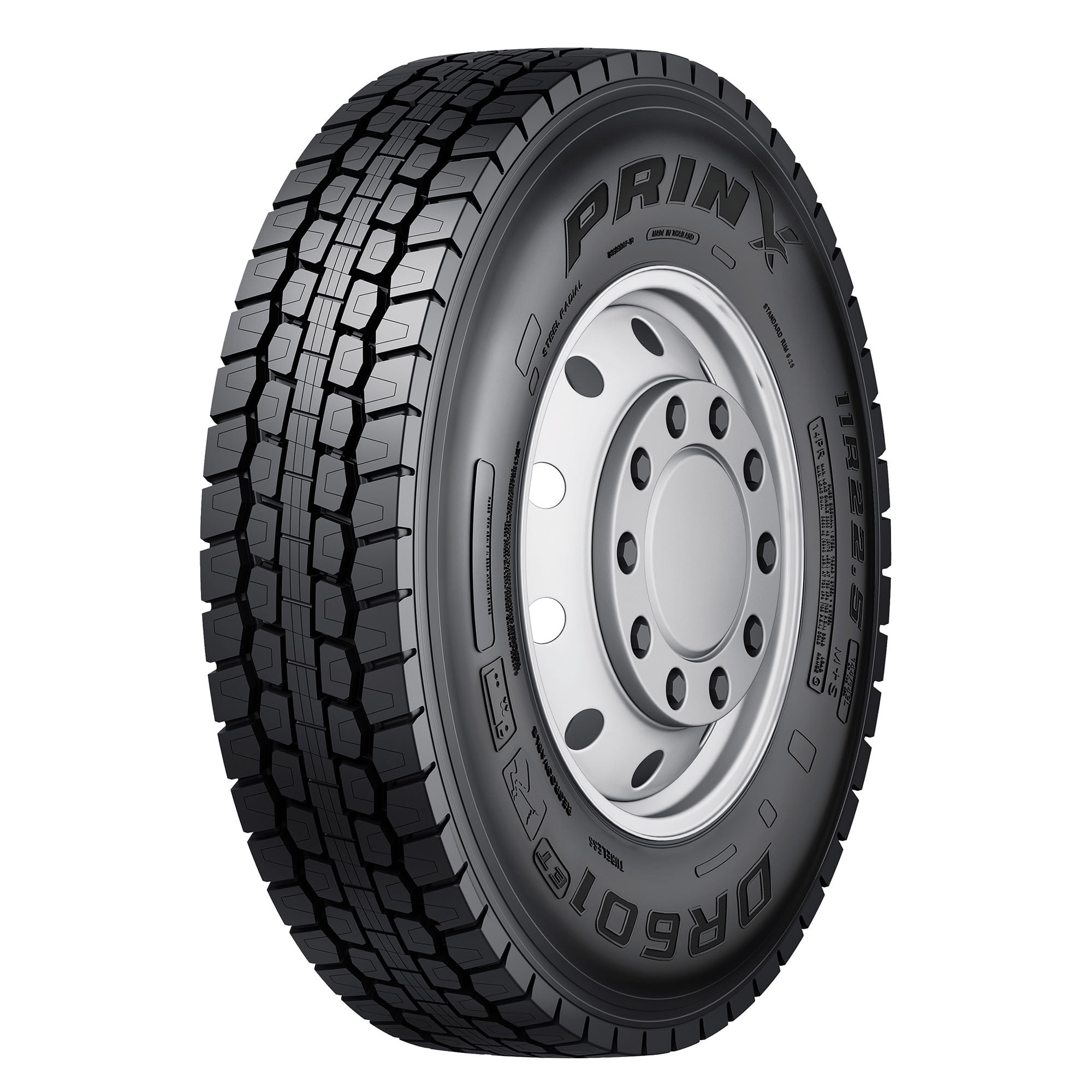 Prinx DR601 225/70R19.5 128/126L Load Range G All-Season Tire