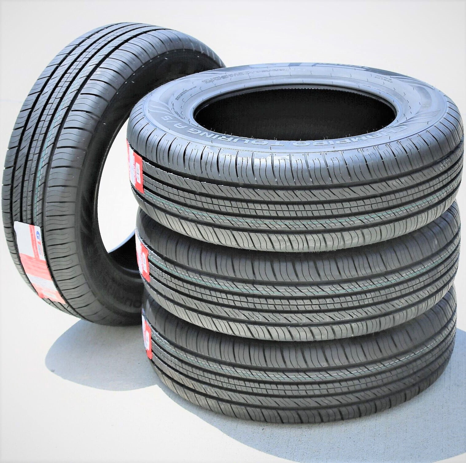 GT Radial Set of 4 (FOUR) GT Radial Champiro Touring A/S 205/65R15 94H All Season – Highway/Touring All-Season Tire for Passenger Car