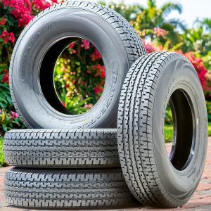 Transeagle ST Radial II Steel Belted ST225/75R15 117/112L LRE Trailer Tires (Set of 4)