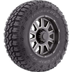 Thunderer Trac Grip M/T LT 35X12.50R22 Load F (12 Ply) MT Mud – Mud-Terrain All-Season Tire for Light Truck