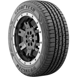 Tire Goodyear Wrangler Steadfast HT 265/60R18 110H Truck/SUV – Highway/Touring All-Season Tire for Light Truck