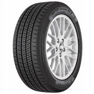 Yokohama Avid Ascend GT 255/45R18 99V – All-Season Tire for Passenger Car