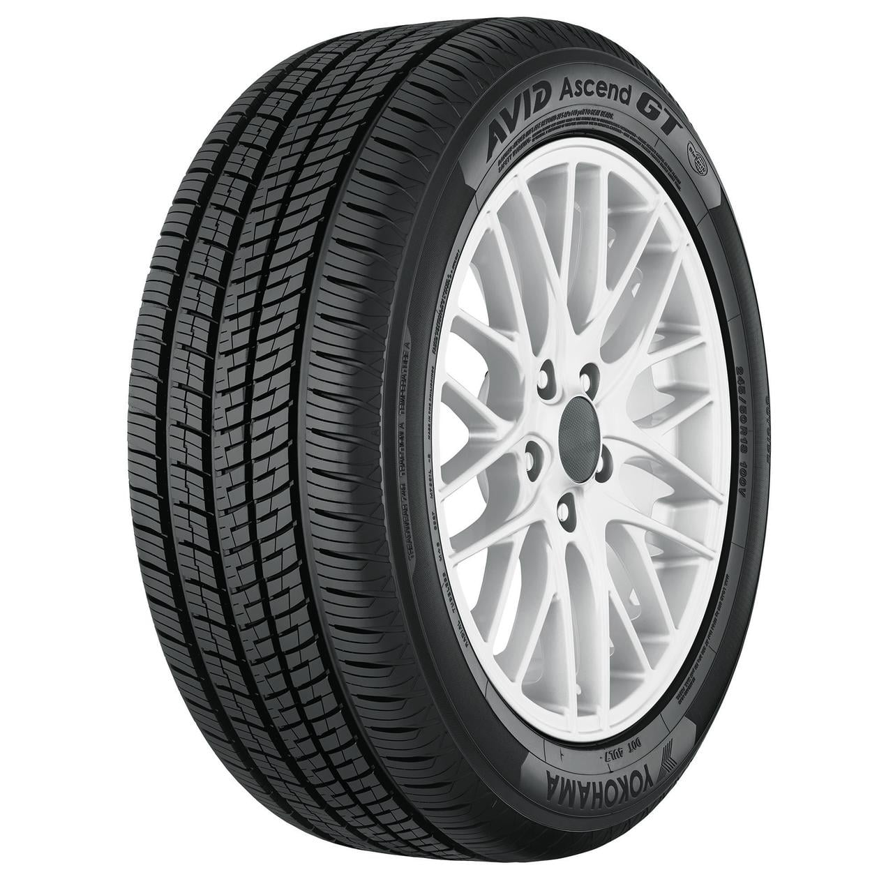 Yokohama Avid Ascend GT All Season 245/40R19 94V Passenger – All-Season Tire for Passenger Car
