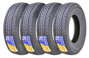 Free Country Premium ST205/75R15 Load Range D Trailer Tires (Set of 4)