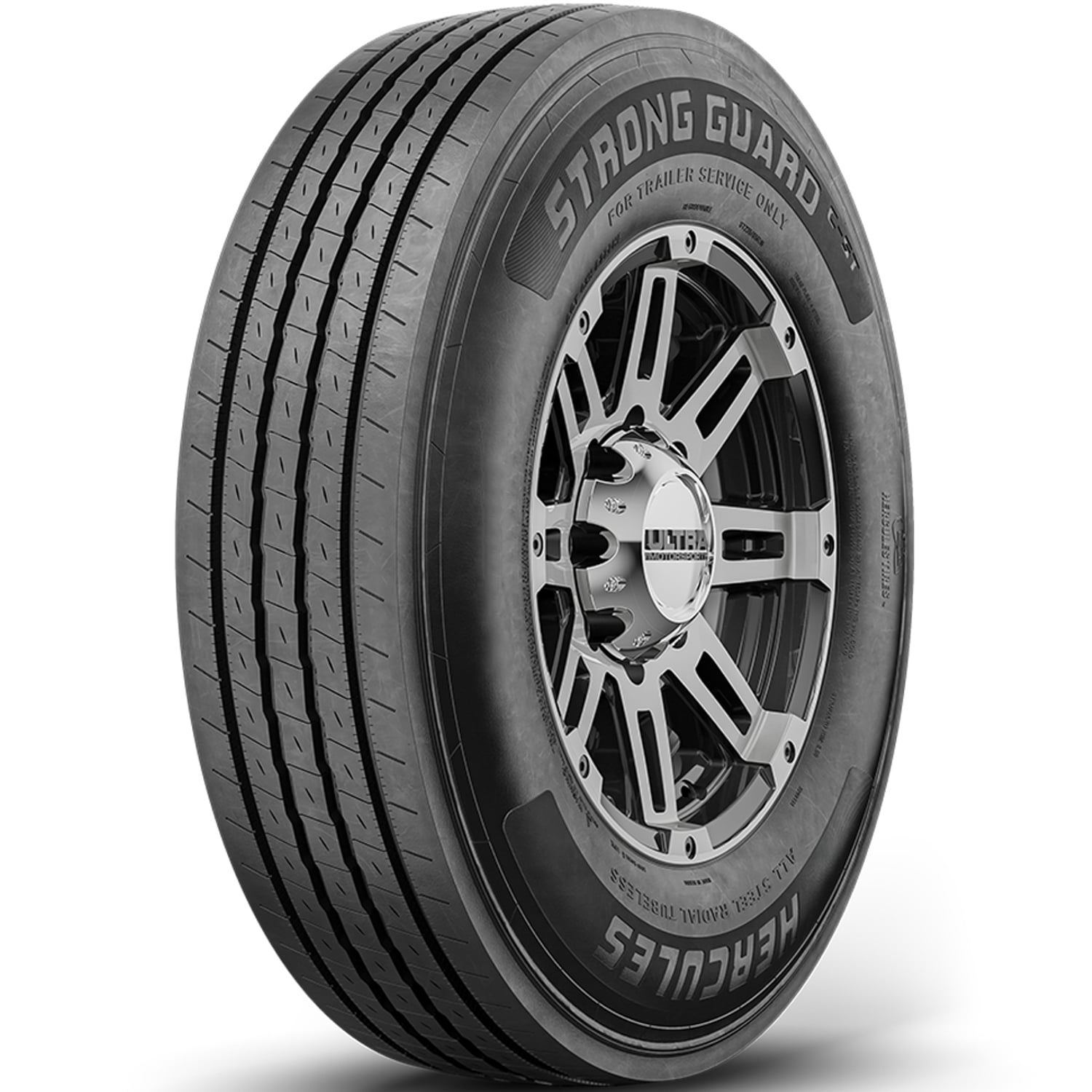 Hercules Strong Guard C-ST All Steel ST225/75R15 121/118M LRF Trailer Tire